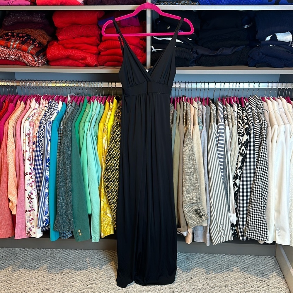 Romeo & Juliet Couture black sleeveless maxi dress size S